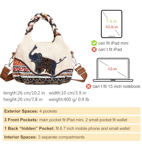 Mini Cotton Shoulder Bag Fashion Small Hand Knitting Tote Handbag3