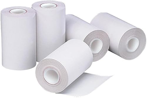 PM Company Rollos térmicos de una sola capa POScaja registradora, 2-14 x 42 pies, 12 núcleo 48 rollos por caja (05242)