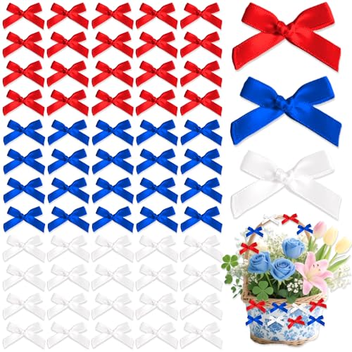 Image of MEORLUSY 60PCS Mini Ribbon Bows for Crafts 2