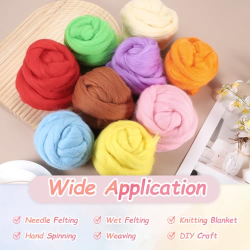 Laine de feutrage douce rose clair pour créer une couverture cocooning - 6