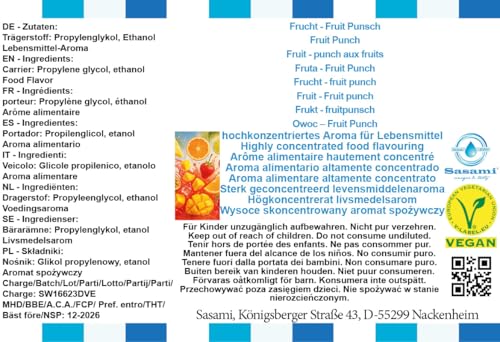 Arôme concentré fruit punch Sasami 100ml pour e-liquide DIY - 4