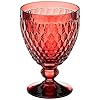 Boston Wine Goblet Box Set of 4 by Villeroy Boch Dishwasher Safe Made in Germany Premium Crystal Glass Perfect for Red Wine White Wine Cocktails and More Red