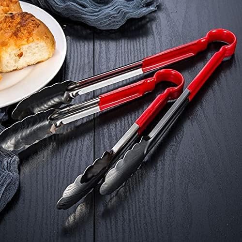 Pinzas de cocina de silicona para freír y barbacoa, 29 cm de largo, alicates fáciles y prácticos para servir alimentos y cocinar