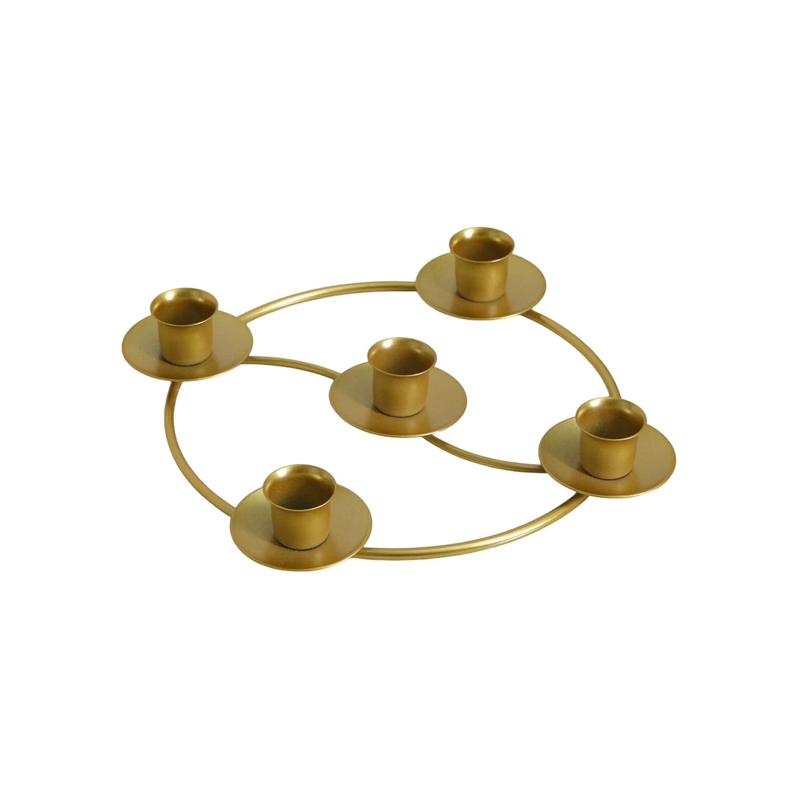 Tsophreniq Cast Iron Metal Candelabra Candlestick Holder Decorative Stand Taper Holder for Wedding Party Home Decors Table Candelabra Centerpieces