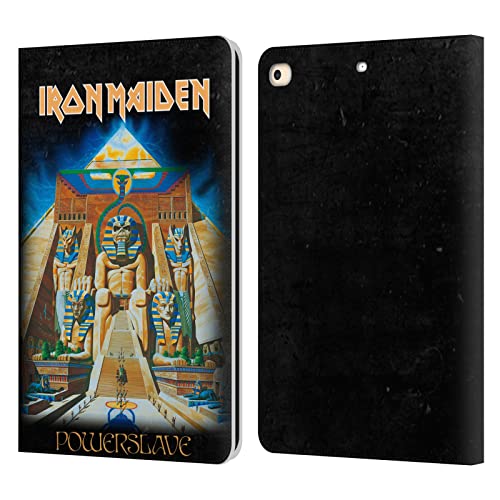Étui iPad 9.7 Iron Maiden Powerslave en cuir finition premium