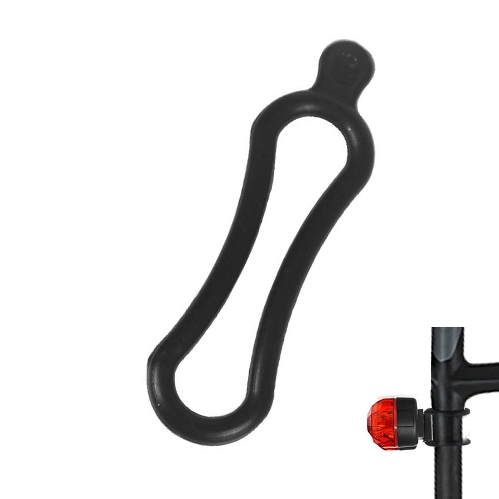 Cycle Light Silicone Straps - Multipurpose Fixed Straps | Cycle Band Mounting Straps | Cycle Light Rubber Strap | Silicone Band Stretch Rubber Rings | Cycling Handlebar Mount Holder Strap | Replacemen