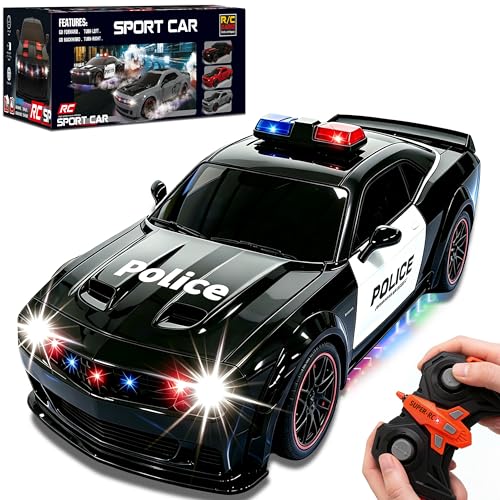 SYUUKH Police Car with Smoke