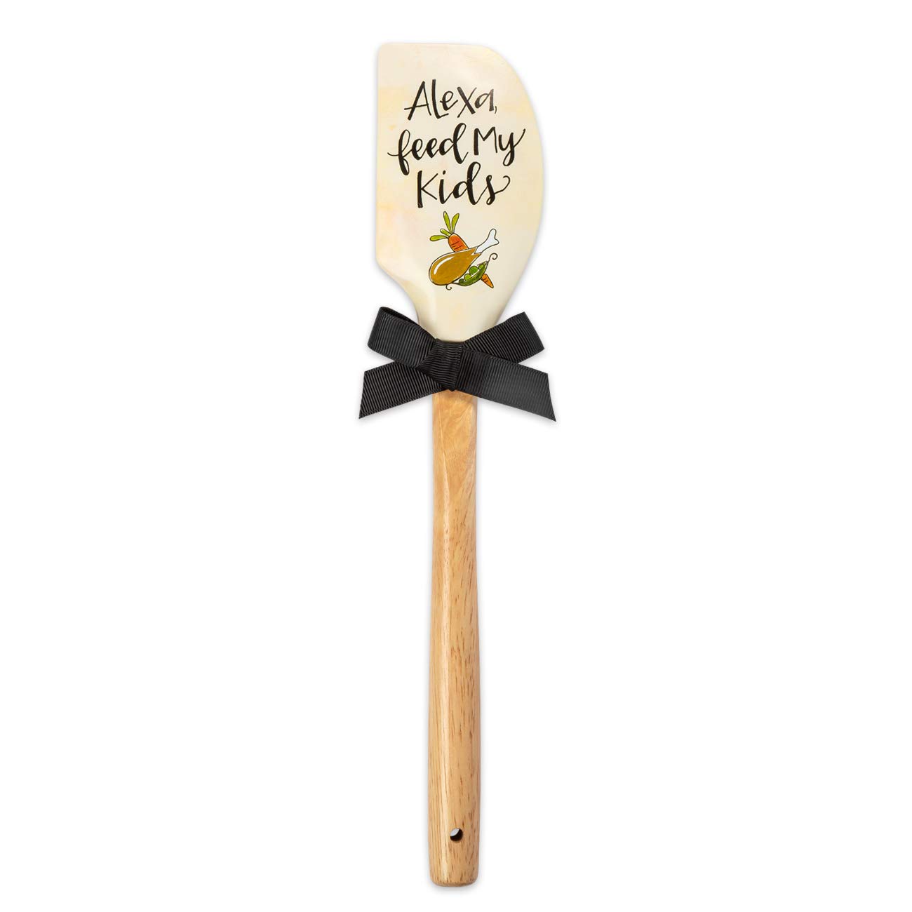 Brownlow Gifts Pfannenwender aus Silikon 12.5-Inch Alexa, Feed Meine Kinder