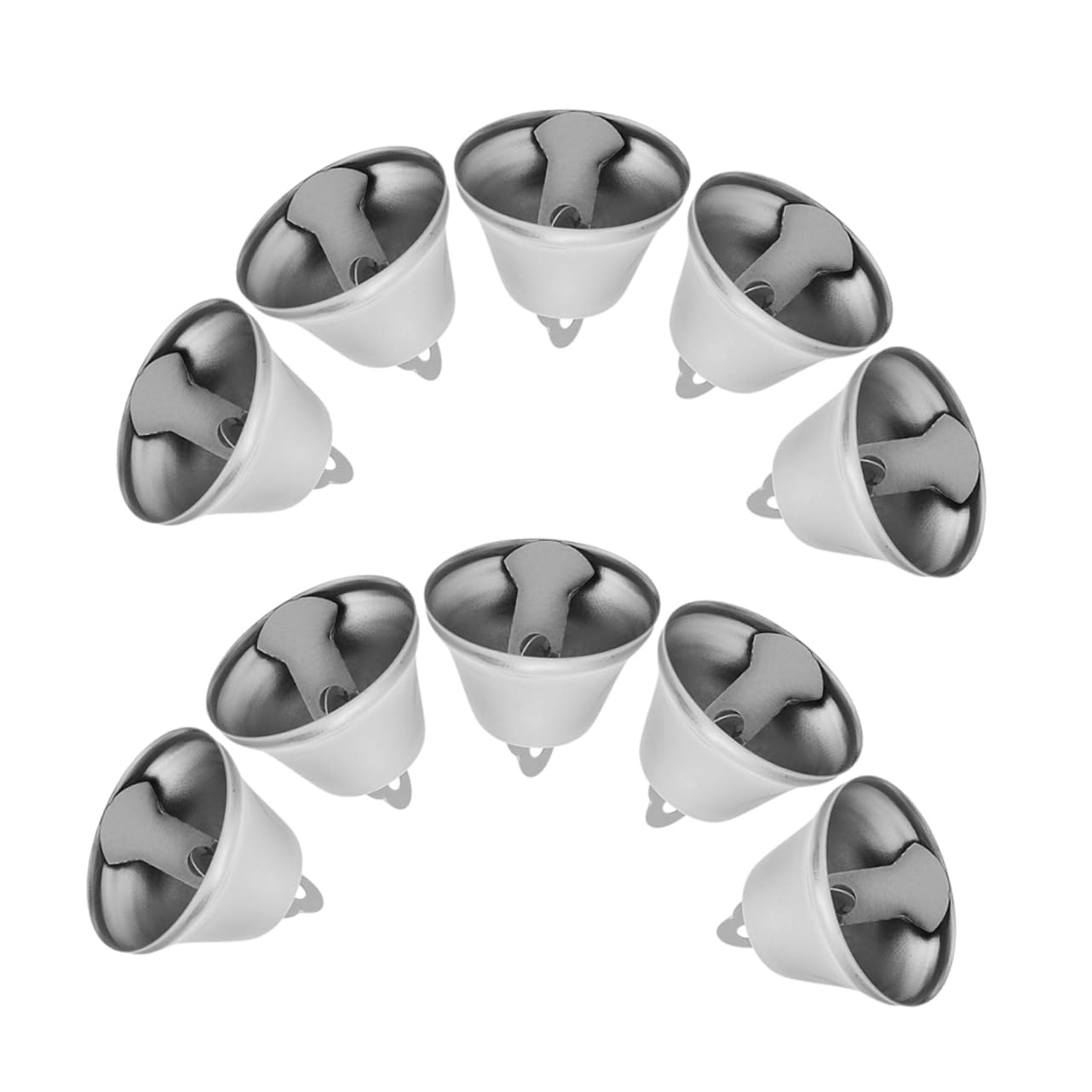 HOODANCOS 30Pcs Jingle Bells Ornament Bells for DIY Crafts Metal Hanging Bells for Christmas Tree Decorations Elegant Craft Bells for Indoor and Outdoor Use