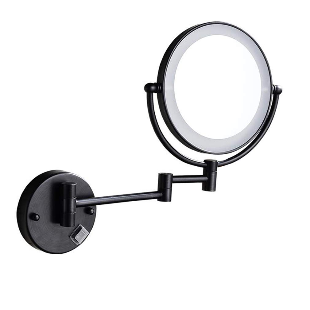 Miroir de salle de bain extensible avec lumières pour réussir son maquillage sans zone d'ombre