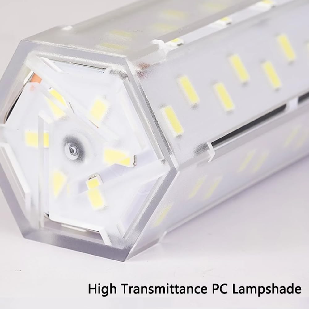 Paquete de 10 Bombillas Led de Maíz E27 de 20 W, Bombillas de Iluminación de Luz de Tres Colores, Equivalente a 150 Vatios, Ac110-220 V, Bombillas de Maíz de 2000 Lúmenes para Luces de Gabin