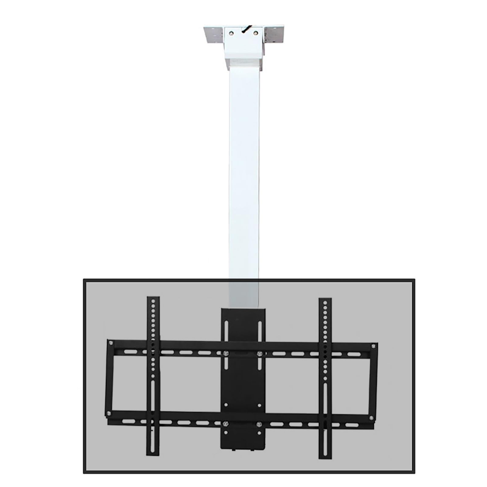 Soporte De Techo para TV - Soporte De TV Motorizado, Se Adapta A Televisores De 32 A 70 Pulgadas Soporte Telescópico para TV De Elevación Automática, con Control Remoto Y Configuración De Memoria