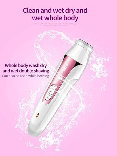 Miniatura 5 de El juego de depiladora eléctrica 5 en 1 incluye un dispositivo de afeitado para piezas privadas, un cuchillo de afeitar púbico para las axilas, un