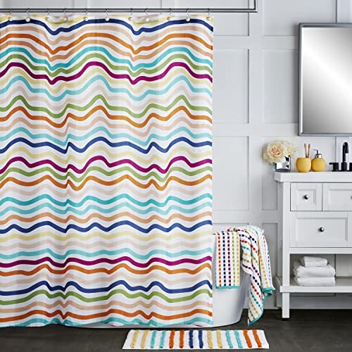 Image of SKL Home by Saturday Knight Ltd. Making Waves Shower Curtain,Multi