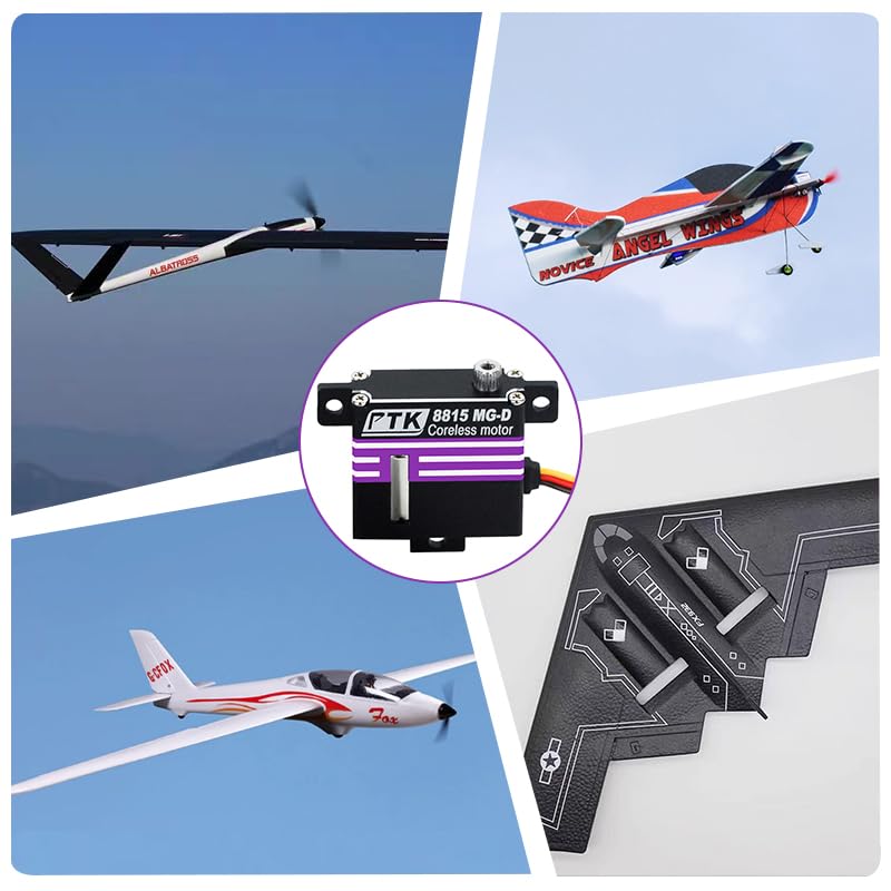 Płaski silnik serwo 15 kg serwo All metal geared glider Fixed Wing RC model Aircraft Programmable high Torque F5J servo