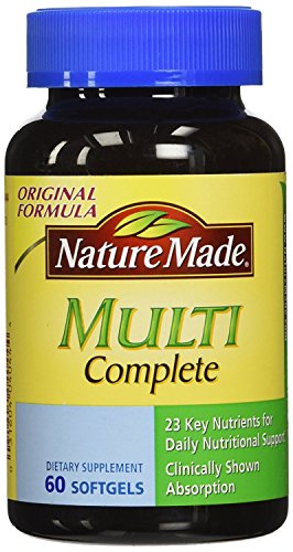 Nature Made Multi-Complete with D3, Iron & Calcium, Liquid Softgels, 60-Count