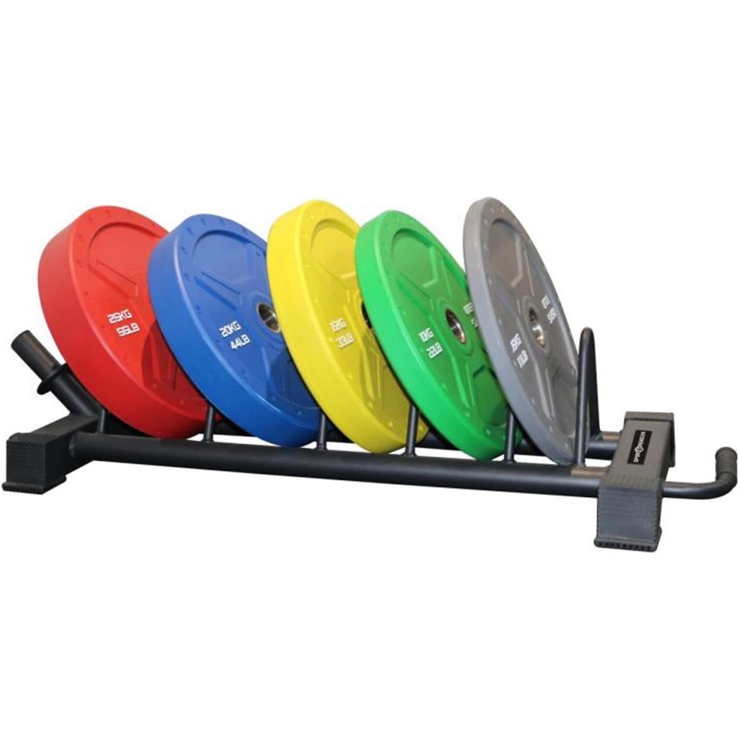Sporttrend 24® Bumper Plate Rack bis 400 kg | Hantelscheibenständer Scheibenständer Hantelständer Gewichtscheibenständer Gewichtsscheibenständer Ständer Ablage Aufbewahrung für Bumper Weight Plates