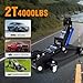 ANTPOWER 2 Ton Floor Jack,with Wheels for Secure Lifting,Fast Lift Floor Jack, Quick Lift Pump for Sport Utility Vehicle,Providing Stable Support for Various Cars,lifting range of 5.31