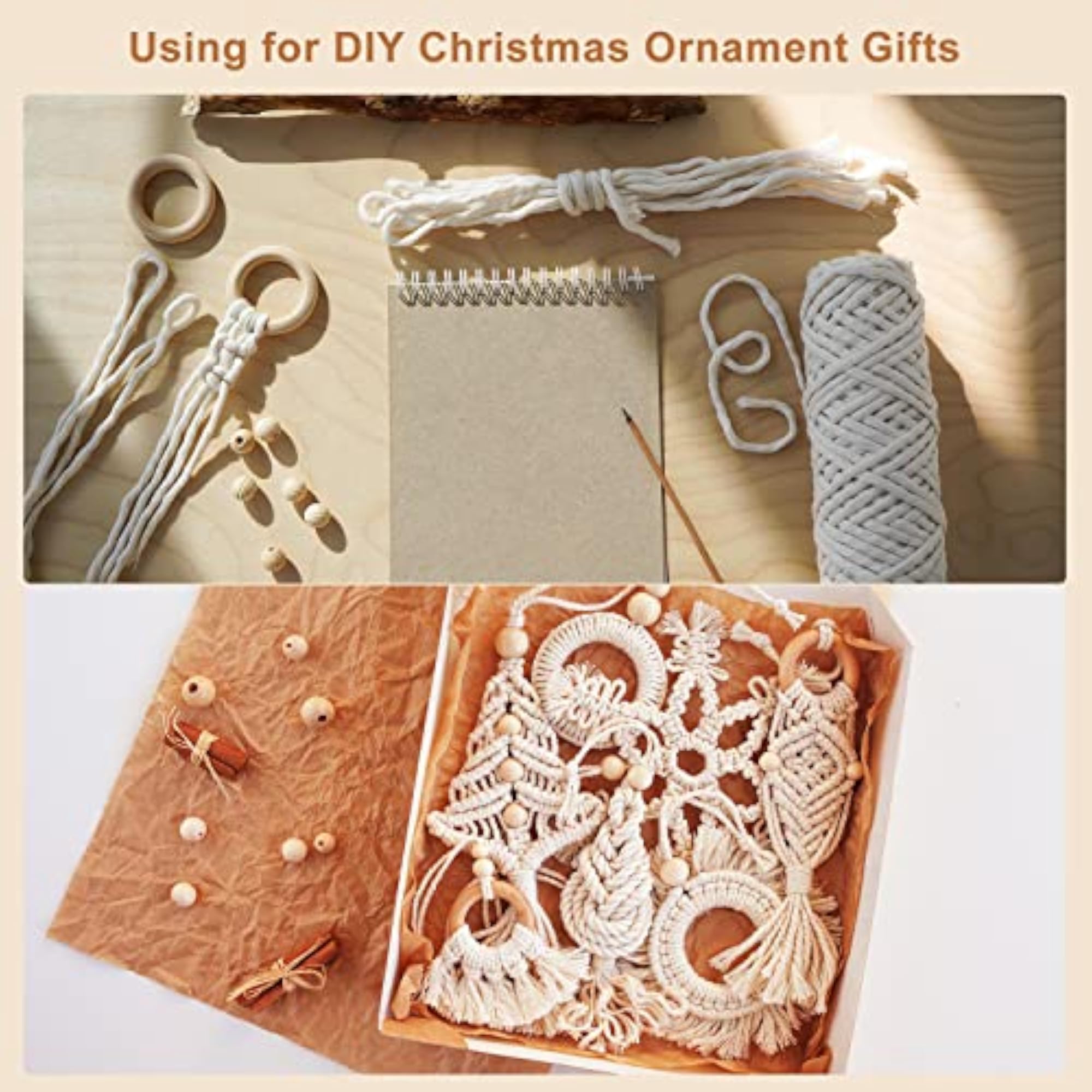 Natural Wood Rings for DIY Crafting, 50 Pcs