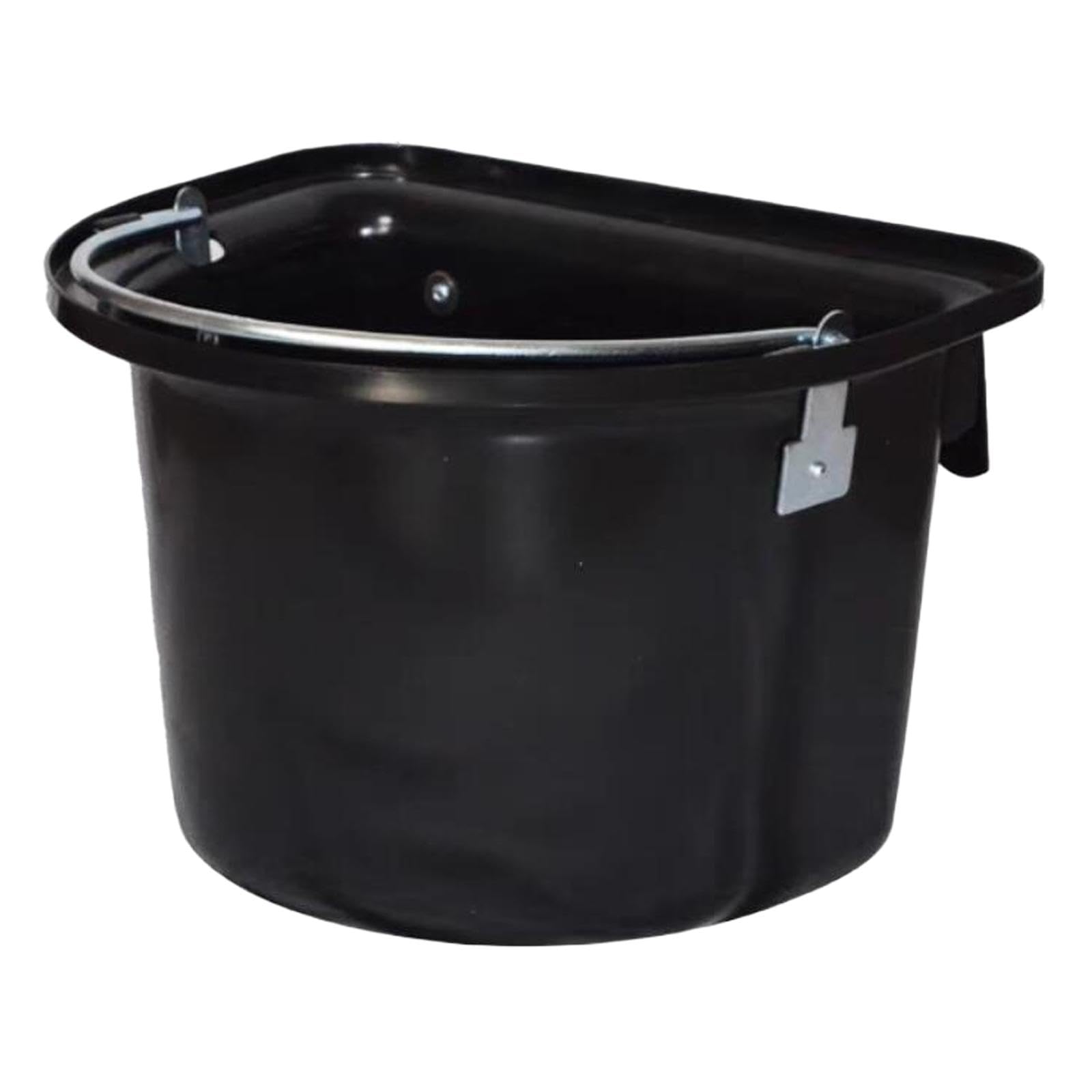 Amagogo Cubo de Alimentación para Caballos, Comedero Colgante, Fácil de Limpiar, Contenedor de Alimento para Animales de Granja, Comedero para Ranchos Y Granj