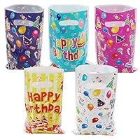 Saizone 25 Pcs Kids Party Favors - Birthday Goodie Candy Bags, Bolsitas Bolsas para Dulces de Cumpleaos, Loot Bags