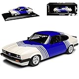 minichamps ford focus st 1/18  Minichamps Ford Capri I 3.0 Coupe Blau Weiss 2. Generation 1978-1986 1/18 Modell Auto