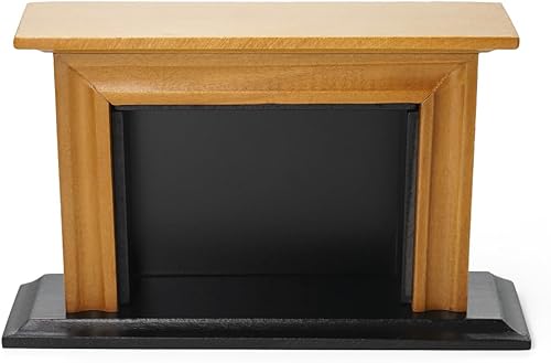 Odoria Accesorios para muebles de casa de muñecas con chimenea en miniatura 1/12