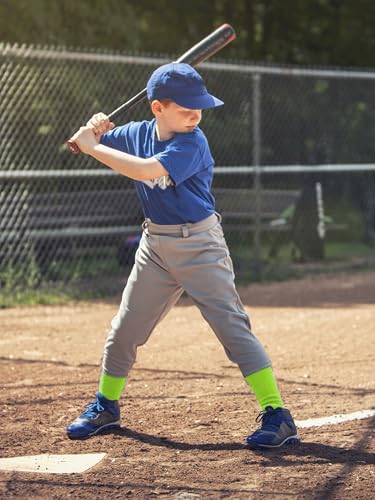 Image of Baseball Socks and Belt Set Cotton Youth Softball Socks for Boys Girls