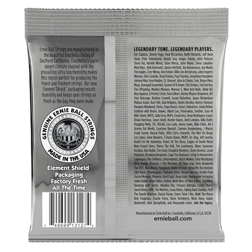 Image of Ernie Ball Beefy Slinky Coated Titanium Electric Guitar Strings, 11-54 Gauge (P03127)