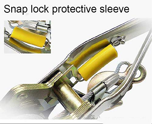 Verricello a doppia potenza, sollevatore manuale in acciaio portatile con cavo e gancio, Heavy Du Mover e installatore, ideale per sollevamento e posizionamento strumenti