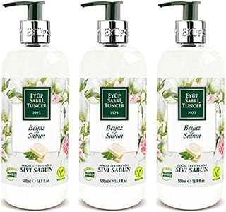 Eyüp Sabri Tuncer Beyaz Sabun Sıvı Sabun 500 ml x 3 Adet