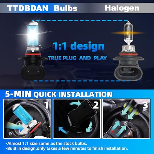Image of Fog lights Fit For GMC Canyon 2004-2012 Halogen Headlight Bulbs,9145 /9140 Fog Lights Bright Lights Combo,Plug & Play,Pack of 2 (GMC Canyon 2004-2012 Halogen Fog Lights)