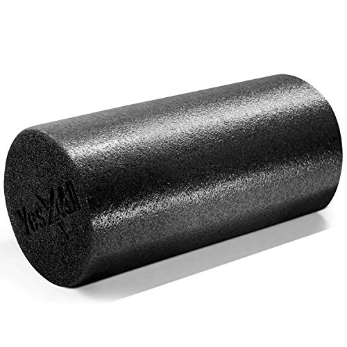 Yes4All Premium Medium Density Round PE Foam Roller for Physical Therapy - 12inch