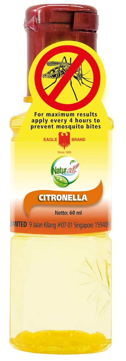 Eagle BrandCap Lang Minyak Sereh Sitronela - Lemongrass Oil, 60 Ml