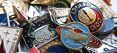 Soviet Union -Set of 5 Soviet Propaganda Pins. Lenin, Cities, WW2 and Other topics. Soviet Kids Would Collect These