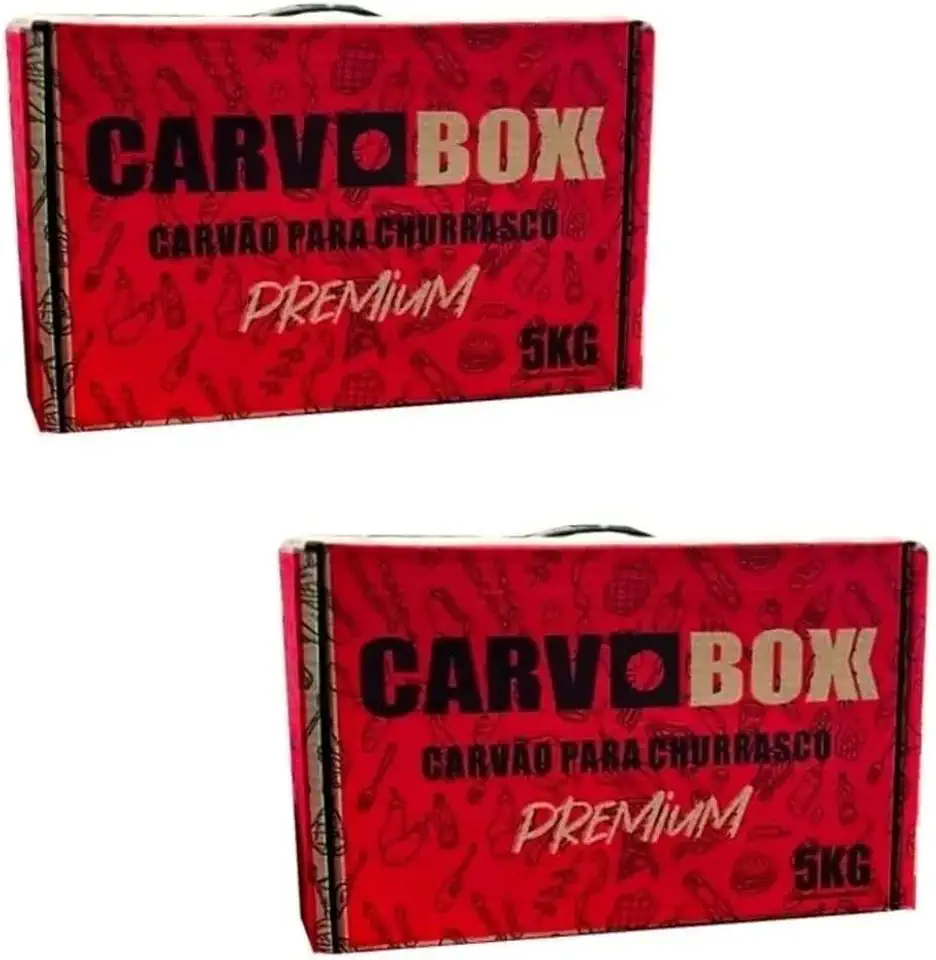 2 Carvão Sem Fumaça Premium Table Grill Carvobox Apartamento