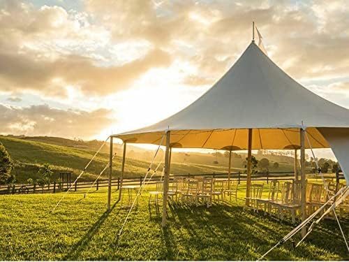 Commercial Wedding Event Beach Pool Patio Marquee Star Stretch Umbrella Tent NEW (Size: 40ft.(D) x 20ft.(H) (Cover & Poles))