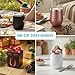 CHILLOUT LIFE 12 oz Stainless Steel Wine Tumblers 2 Pack - Double Wall Vacuum Insulated Wine Glasses Cups with Lids and Straws Set Keeping Cold & Hot for Coffee, Beer, Ice Cream - Dishwasher Safe