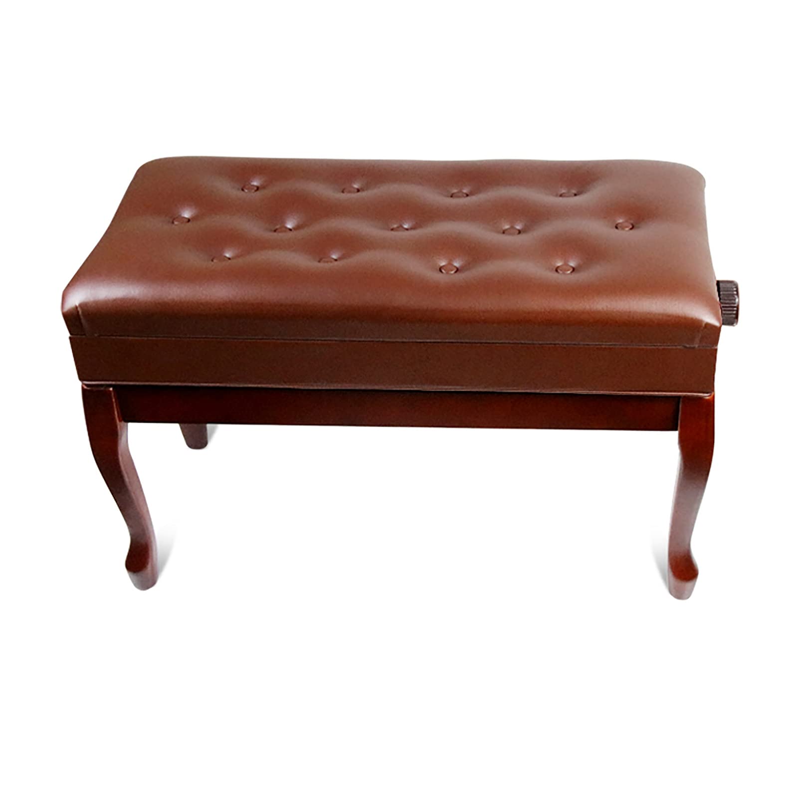 Tabouret de Piano, Tabouret de Coiffeuse, Banc de Piano hydraulique réglable avec Compartiment de Rangement, Banc de Piano de Concert Duet Deluxe adapté aux Enfants et aux Performances pour Adultes