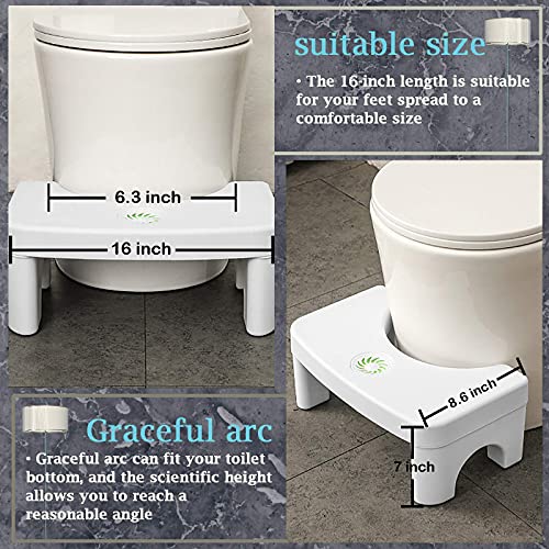 Toilet Stool Poop Stool Adult , Sturdy Toilet Step Stool, Bathroom