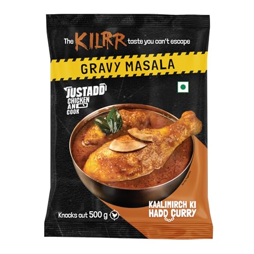 Image of Kilrr Chicken Gravy Masala, Variety Pack of 3 | Curry No. 9211, Kaalimirch ki Haddcurry and Palak Ka Panchnama | Zero Fuss Cooking and Ready in 30 Minutes | Just Add 500g Chicken