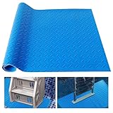 45"x 60" Swimming Pool Ladder Mat Protective Vinyl Pool Liner for Above Ground Swimming Pool Swimming Pool Step Pad Protects Ladder Pad Compatible with Pool Step Ladder