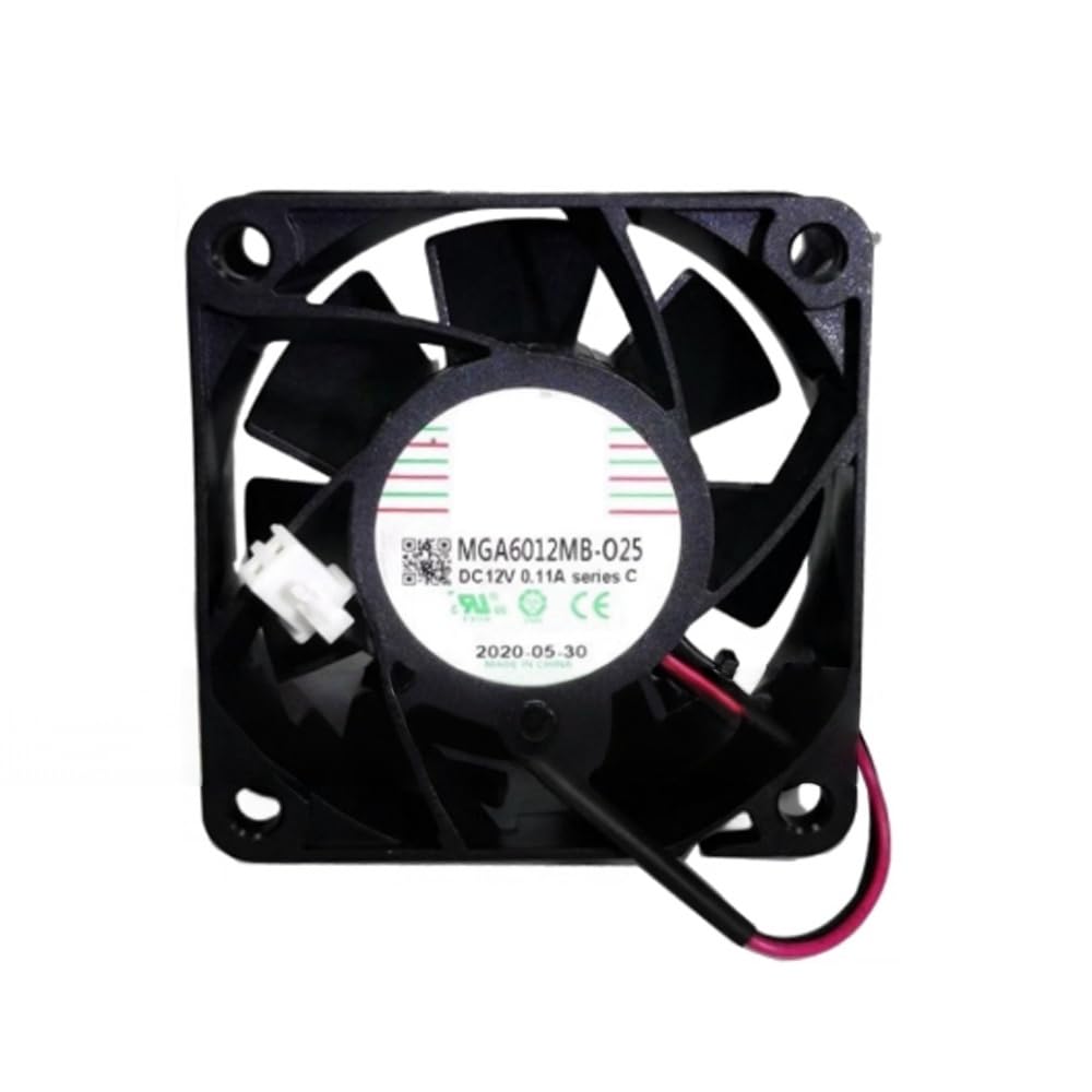 Cooling Fan for Protechnic MGA6012MB-O25 DC12V 0.11A 2PIN 2Lines New