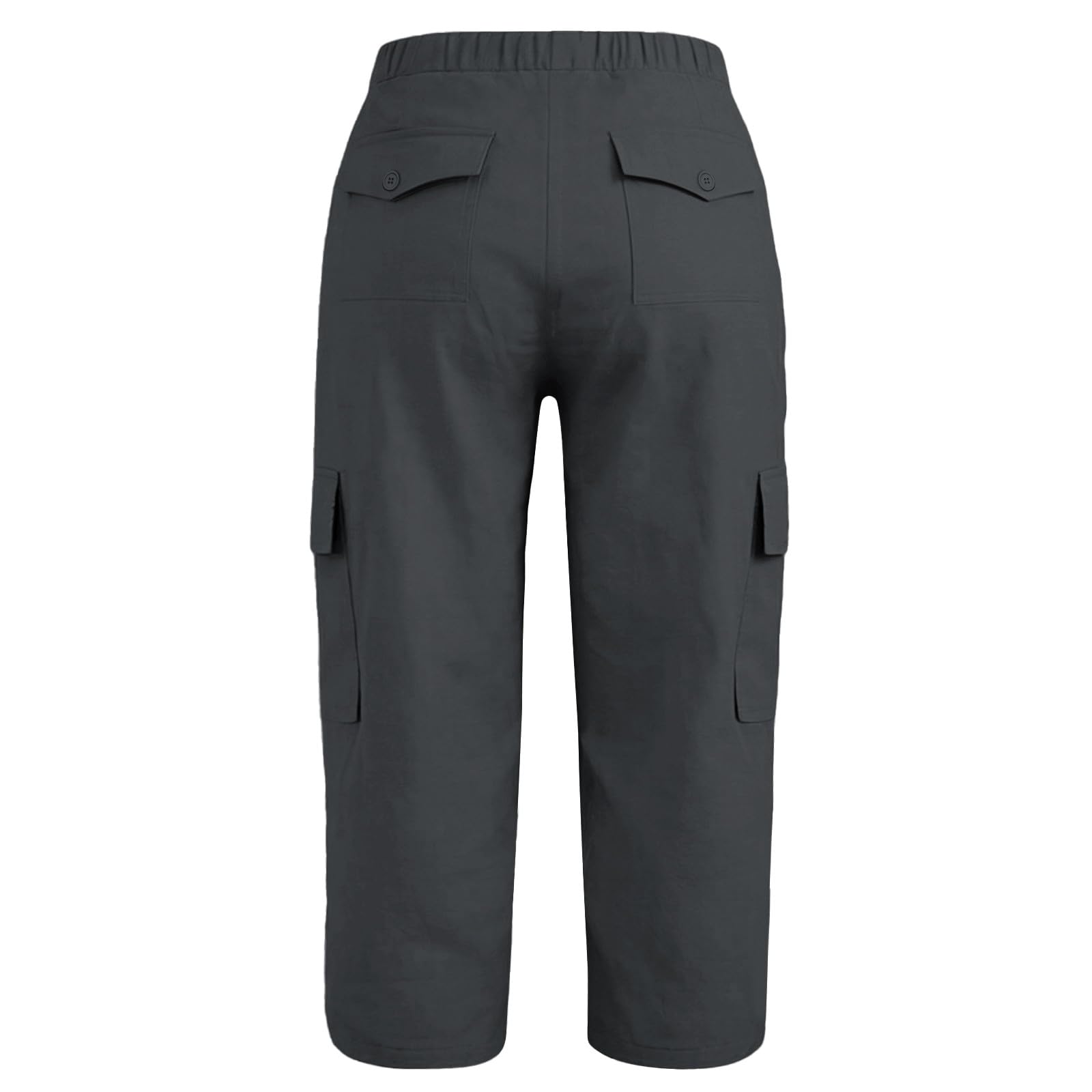 Generisch Pantaloni capri da donna a 3/4, sportivi, casual, alla moda, leggeri e traspiranti, per il tempo libero, traspiranti, con tasche laterali, per tutti i giorni