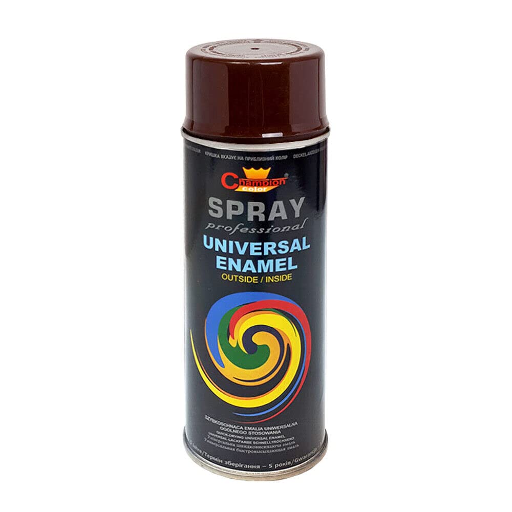 SolaDirect Spray Paint, Universal, Multi-Purpose, Fast Dry for DIY, Hobby, Crafts, Art, Wood, Metal, Ceramics - Nut Brown (RAL 8011)