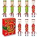 Moon Boat 8 Packs Christmas Santa Claus Elf Party Favor Holiday Supplies for Adults