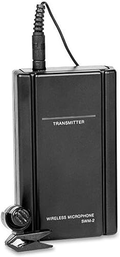 Oklahoma Sound LWM-6 Atril Wireless Tie Clip/Lapalier Micrófono, diseñado solo para su uso con atriles inalámbricos de Oklahoma Sound (negro)
