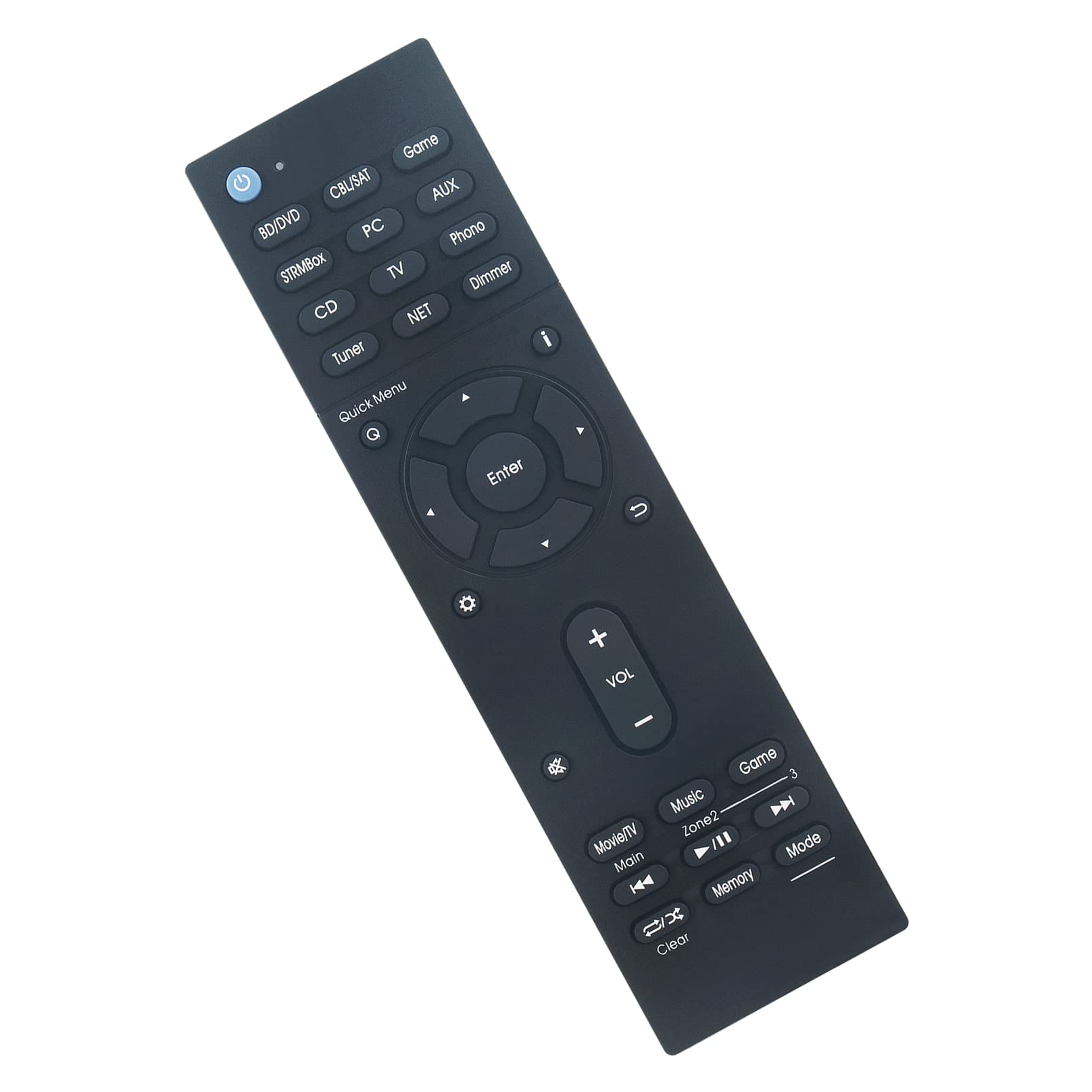 RC-913R replaces remote control - VINABTY - compatible with Integra Audio Receiver remote control RC913R remote control DRX-4.2 DRX-R1.1 DRX-5.2 DRX-7.1