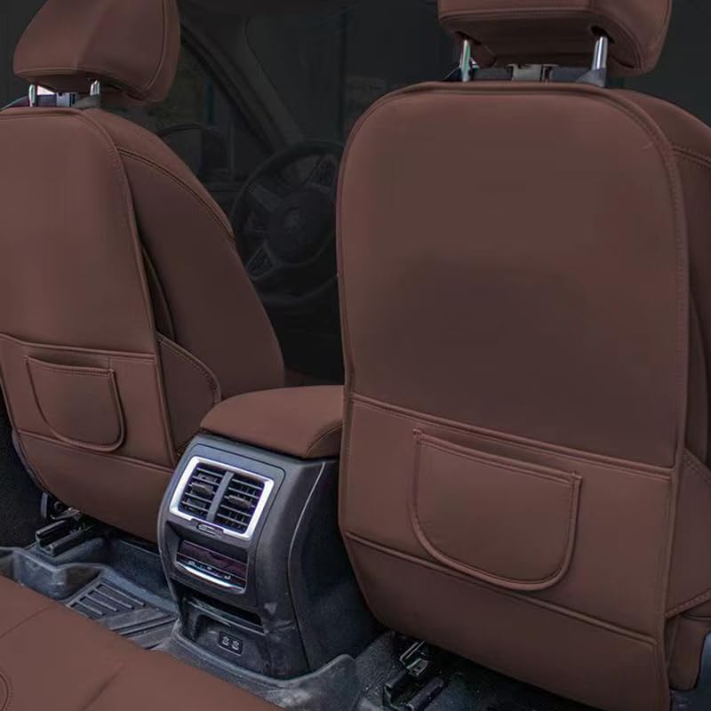 Protezione per Schienale Sedile Auto per Nissan Patrol, Impermeabile Posteriore Auto Organizzatori Tasche Kick Mats Auto Accessori,B-2PCS