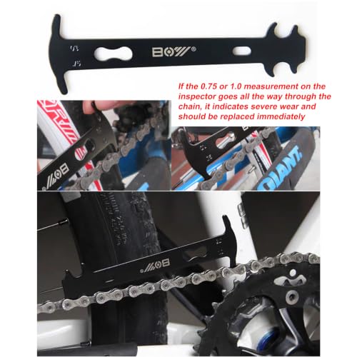Image of Universal Bike Chain Tool Kit with Bike Breaker, Main Chain Link Pliers, Chain Checker, Chain Link, for Road MTB Bike 1-12 Speed Chain